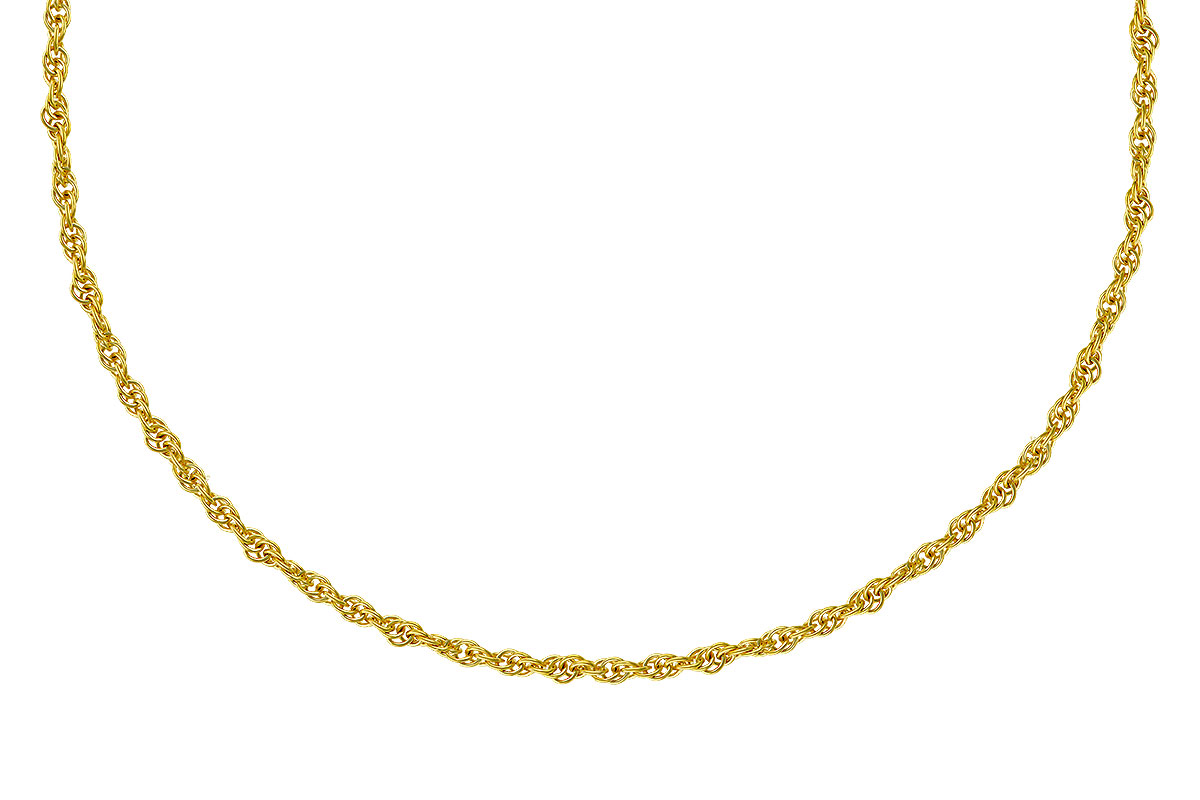 F301-05788: ROPE CHAIN (22IN, 1.5MM, 14KT, LOBSTER CLASP)