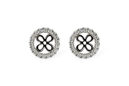 H214-67570: EARRING JACKETS .30 TW (FOR 1.50-2.00 CT TW STUDS)