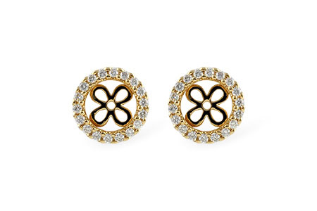 H214-67570: EARRING JACKETS .30 TW (FOR 1.50-2.00 CT TW STUDS)