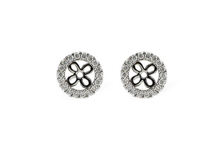 K214-67561: EARRING JACKETS .24 TW (FOR 0.75-1.00 CT TW STUDS)