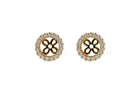 K214-67561: EARRING JACKETS .24 TW (FOR 0.75-1.00 CT TW STUDS)