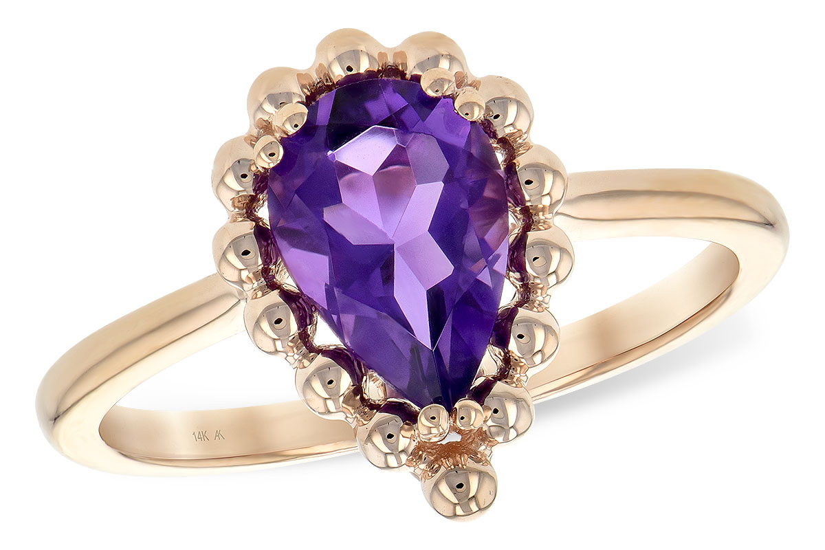 A216-49434: LDS RING 1.06 CT AMETHYST