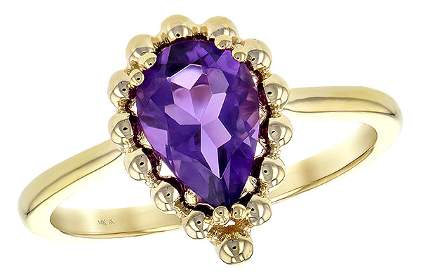 A216-49434: LDS RING 1.06 CT AMETHYST