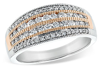 B212-83061: LDS DIA WED RG .50 TW