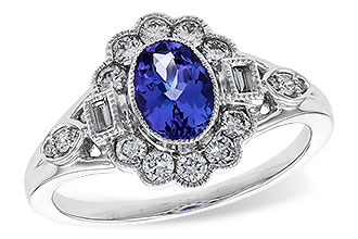 B301-92152: LDS RG .80 TANZANITE 1.20 TGW (7x5MM OV)