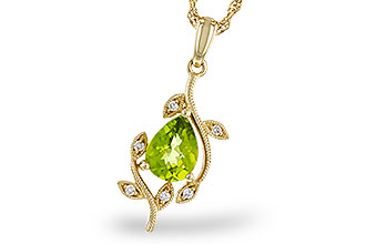 D301-93952: NECKLACE 1.16 PERIDOT 1.21 TGW (8x6MM PER)