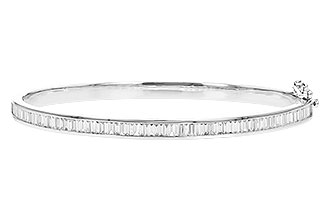 F301-01261: BANGLE 1.02 TW BAGUETTE DIAMONDS