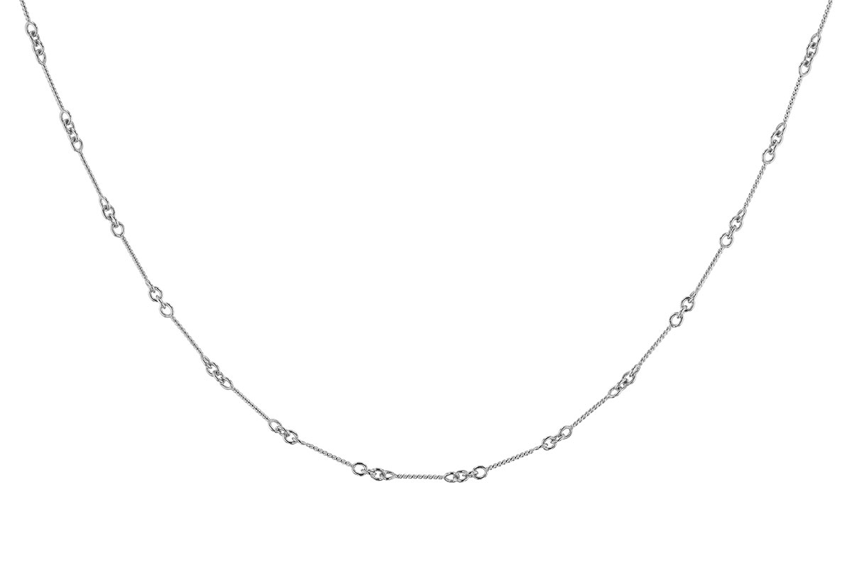G301-05806: TWIST CHAIN (18IN, 0.8MM, 14KT, LOBSTER CLASP)