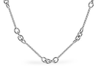 G301-05806: TWIST CHAIN (0.80MM, 14KT, 18IN, LOBSTER CLASP)