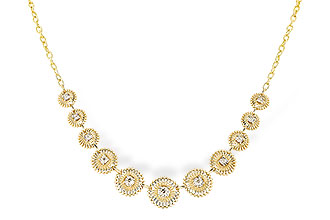 G301-06661: NECKLACE .22 TW (17")