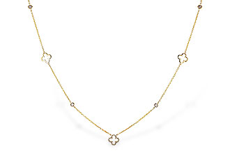 H301-93052: NECKLACE .20 TW (18")