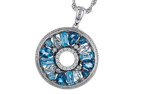 H301-94852: NECKLACE 1.67 BLUE TOPAZ 1.72 TGW