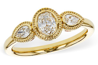 H301-98533: LDS DIA RG .60 TW FANCY CUT DIAMONDS