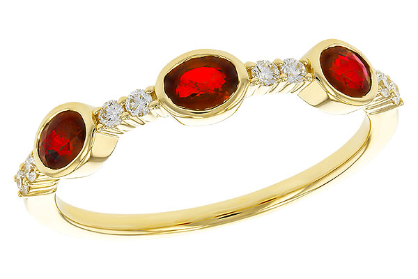 H301-99370: LDS WED RG .66 TW RUBY .78 TGW