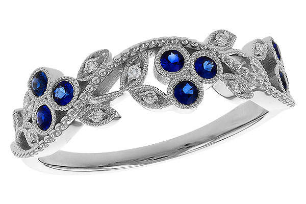 K301-99370: LDS WED RG .23 SAPPHIRE .29 TGW