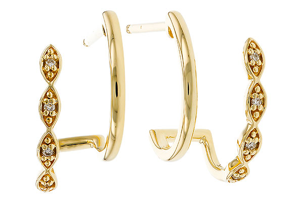 L301-94833: EARRINGS .03 TW