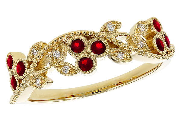 L301-99370: LDS DIA RG .22 RUBY TW .28 TGW