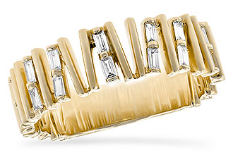 M217-41197: LDS DIA WED RG .24 TW BAGUETTES